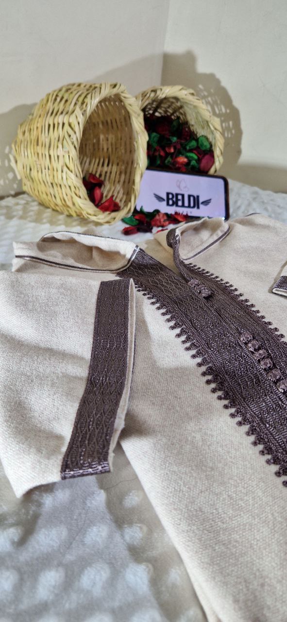 Beldi Class – جلابة مغربية رجالية مخزنية